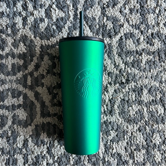 Starbucks Green Matte Soft Touch Tumbler- Venti - Picture 1 of 5